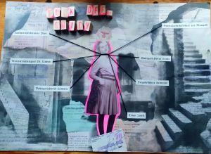 Collage "Gertrud Swierczek" von Johanna Rubinroth und Tanja Krüger