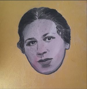 Paulina Tyszewska painted by Anna Krenz 2024