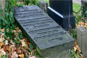 Grób Podlewskiego na cmentarzu św. Jadwigi