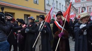 Rekonstrukcja pochodu delegatów na Polski Sejm Dzielnicowy, 2018, fot. Karolina Adamska
